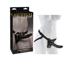 Fetish Fantasy Gold Designer Strap-On Black