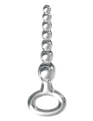 Shop JOUJOU: Icicles No. 67 - Clear Curved Glass Anal Beads & Dildo