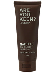 Shop JOUJOU: LUVLOOB Are You Keen - Chocolate Natural OIL-BASED FLAVOURED LUBRICANT