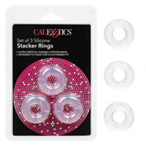 Shop JOUJOU: California Exotics Novelties Silicone Stacker Stopper Cock Ring Set