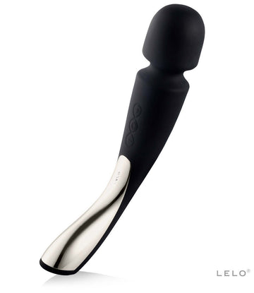 lelo alia black vibrating handheld massager for her