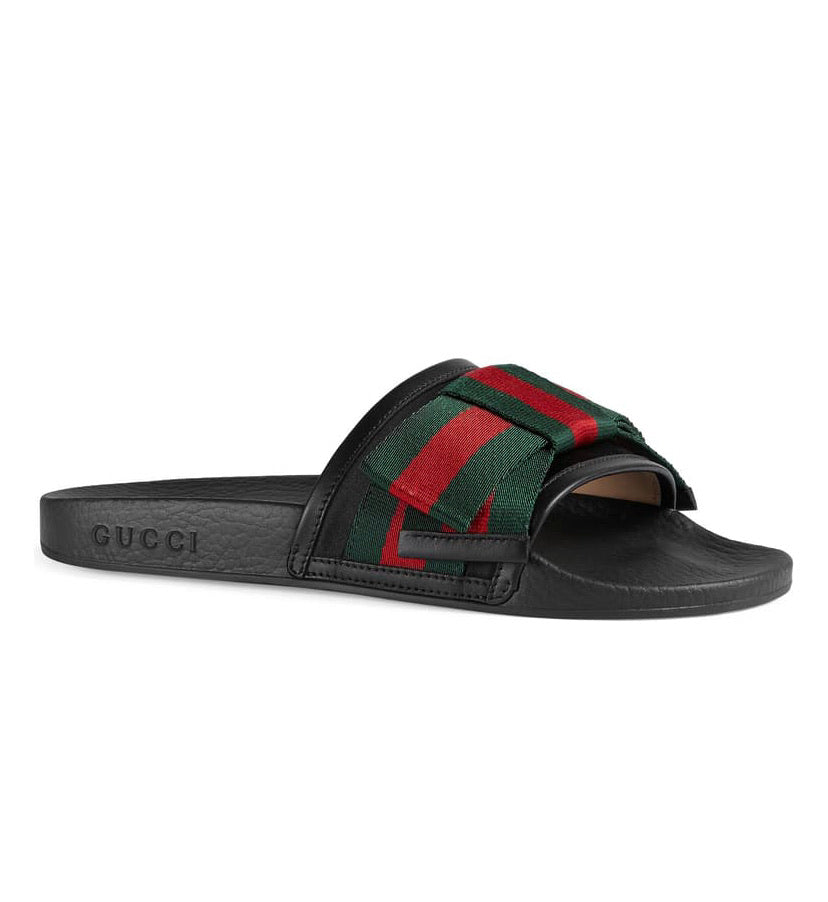 gucci slides bow tie