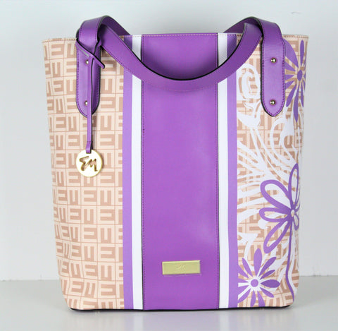 lilac tote designer bag