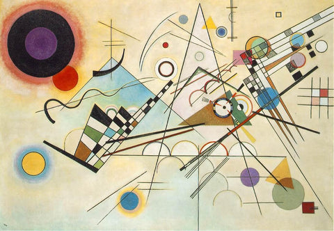 Composition 8 Painting by Wassily Kandinsky