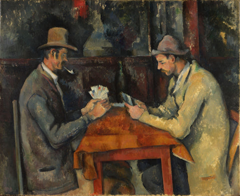 Les joueurs de cartes (The Card Players), 1892–1895, oil on canvas, 60 x 73 cm, Courtauld Institute of Art, London