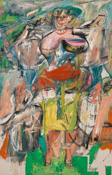 "Woman and Bicycle" by Willem de Kooning