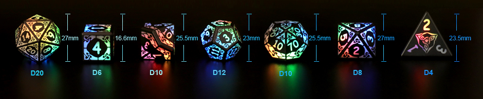 Electronic DND Dice