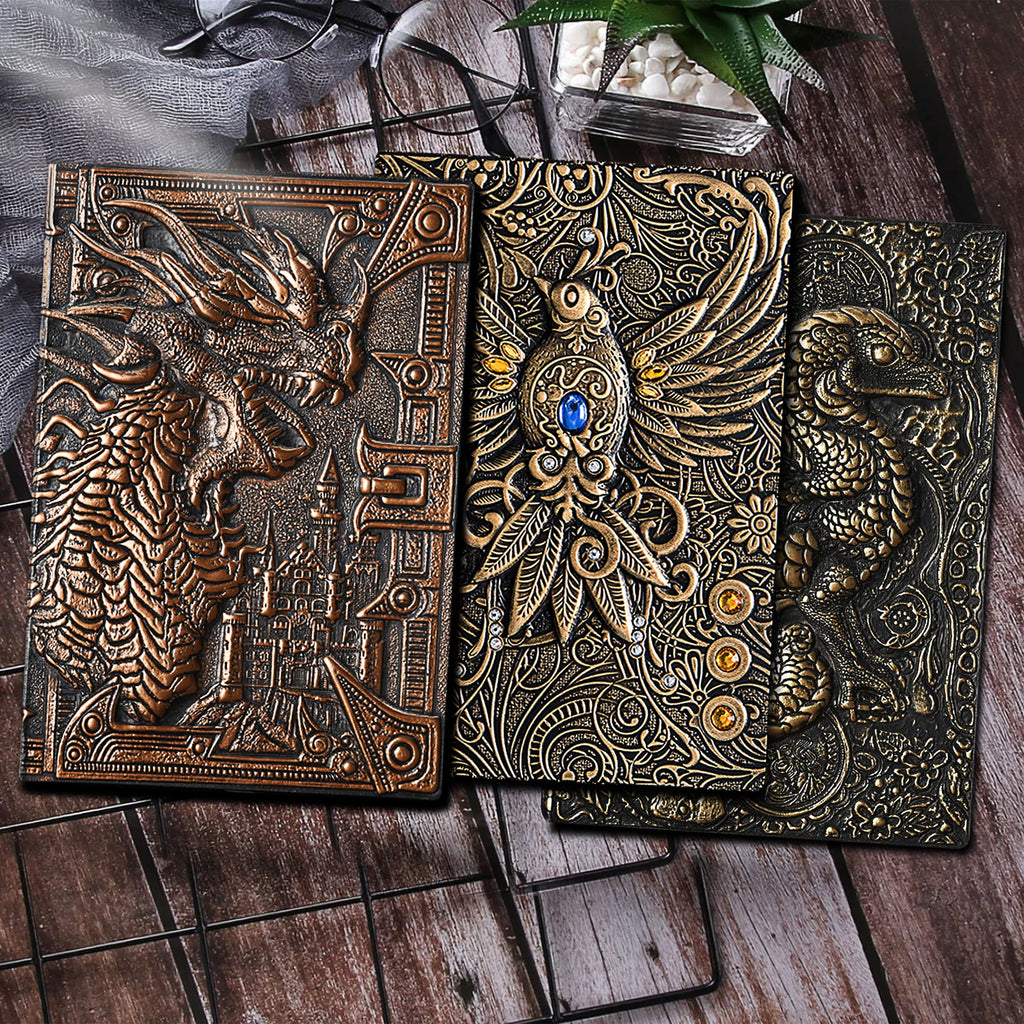 Druid Travelers Vintage Leather Notebook