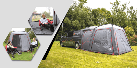 Interior of Vango driveaway awning