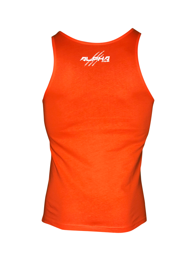 Mens Athletic Tank Top (Orange) – Alpha Wear