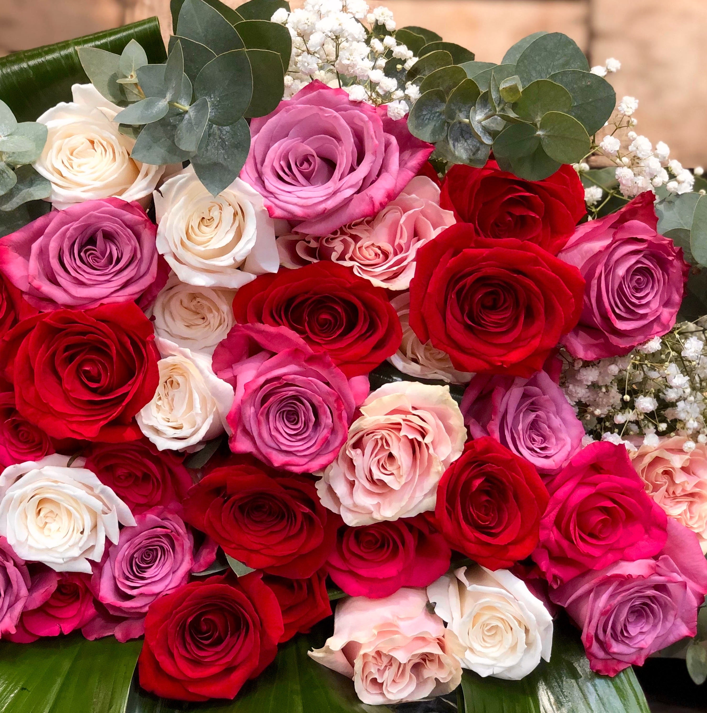 12 Roses - Mélange Romantique – Fleuriste Centre Ville