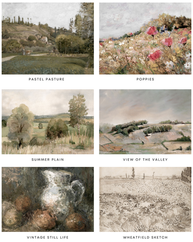 Collection of landscape oriented prints