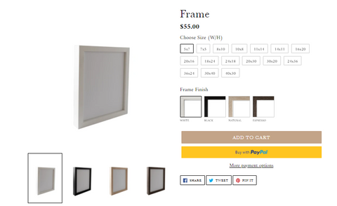 Collection Prints Frames