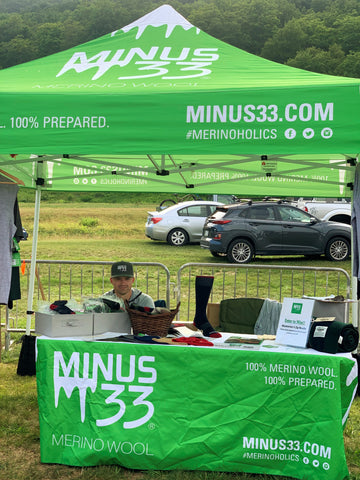 Minus33 booth at the Vendor village 