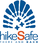 hikeSafe Logo NH Fish and Game White Mountain National Forest Service