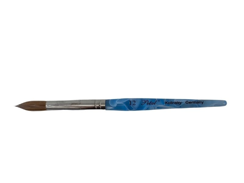 Petal Kolinsky - Acrylic Brush Blue Size 14- PK14 - Premier Nail Supply 