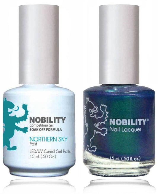 Lechat Nobility Gel Polish & Nail Lacquer - Northern Sky 0.5 oz - #NBCS050 - Premier Nail Supply 