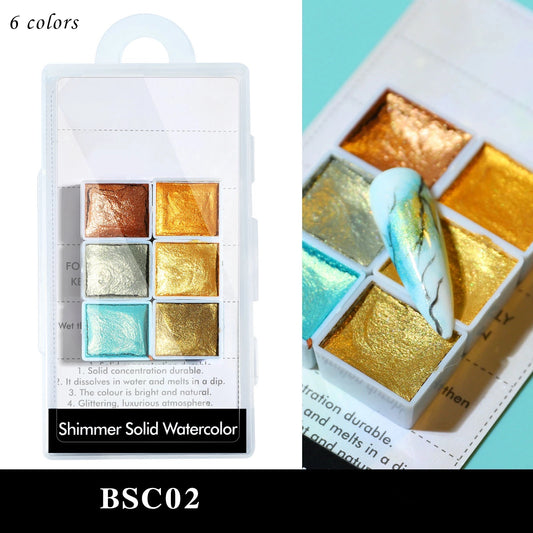 Shimmer Solid WaterColor Candy Set BSC01 -#79606