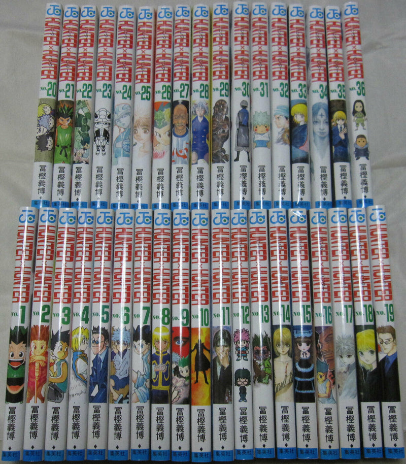 Used Hunter X Hunter Vol 1 36 Set Japanese Manga Mangadj Com