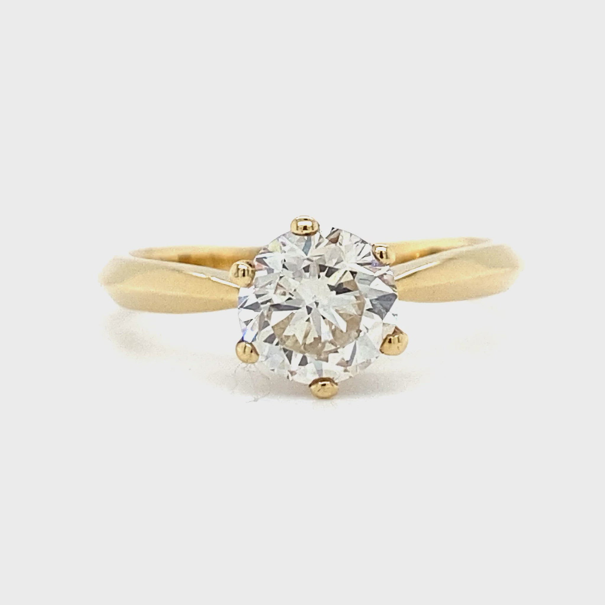Verbergen eenheid houding Exclusieve ✓ Solitair Verlovingsring ✓ 1.11crt H/VS1 – Diamonds & Jewels  Amsterdam