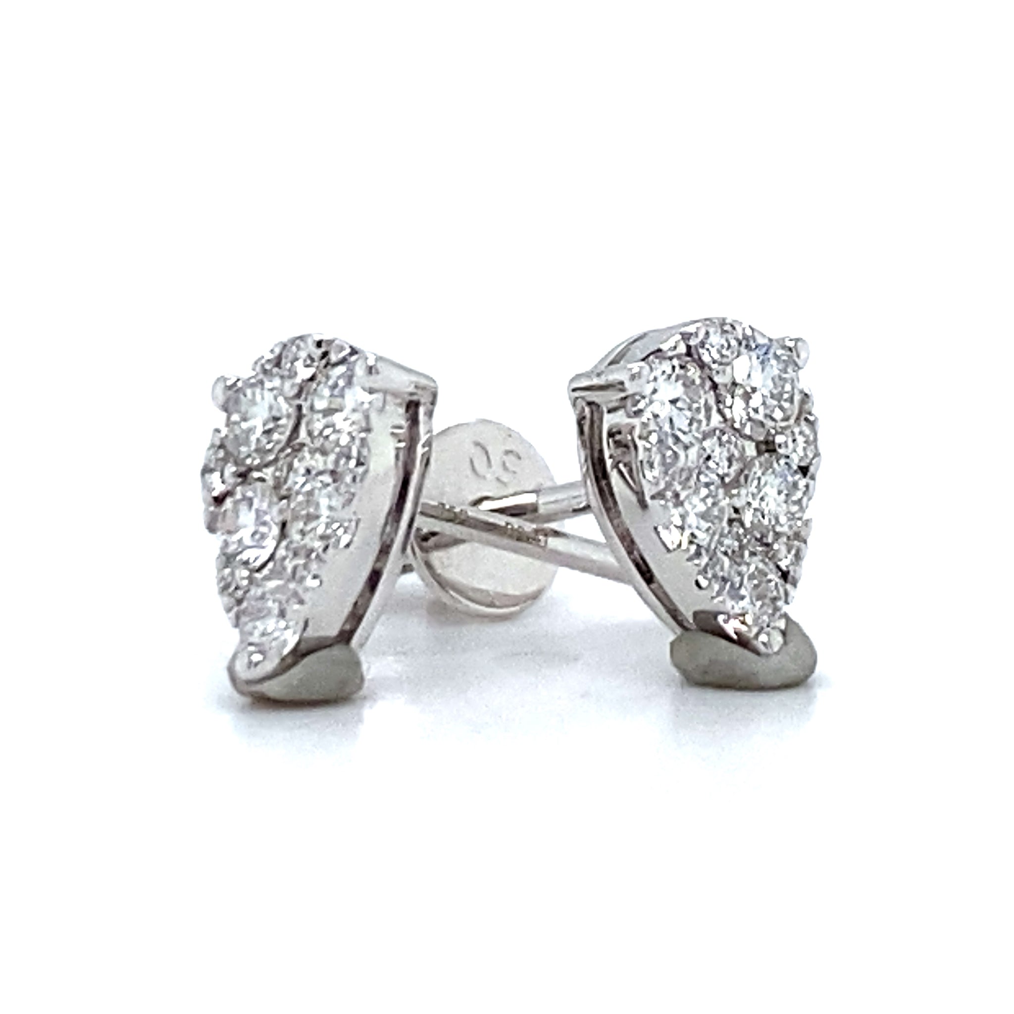 Sandy Meerdere Vriend Diamanten Oorbellen ✓ 0.41 crt ✓ TW/VS – Diamonds & Jewels Amsterdam