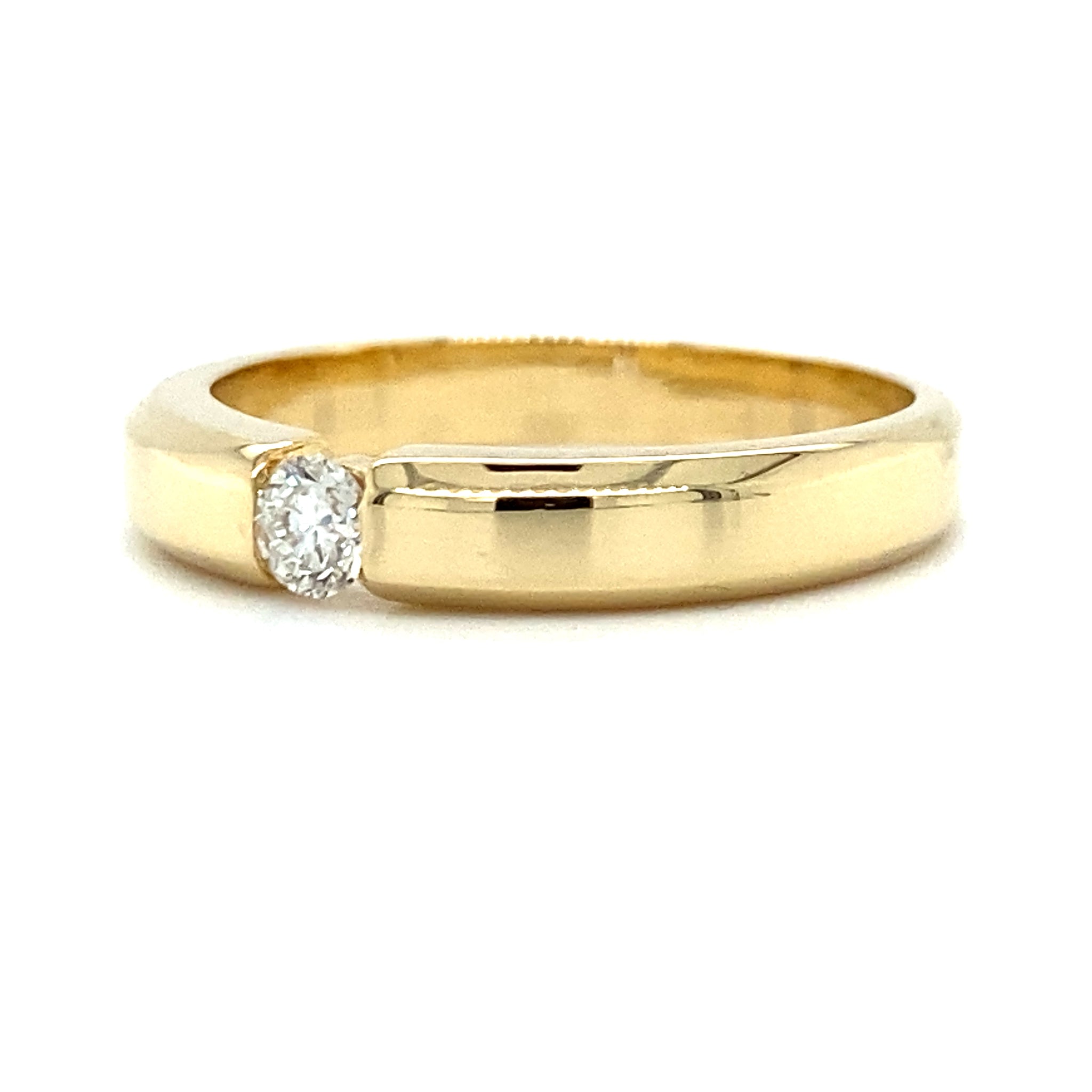 Faial Waarschijnlijk Transformator Aanbieding ✓ Gouden Ring ✓ met Diamant – Diamonds & Jewels Amsterdam