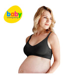 Mamaway Responsive Antibacterial Seamless Maternity Nursing Bra Black