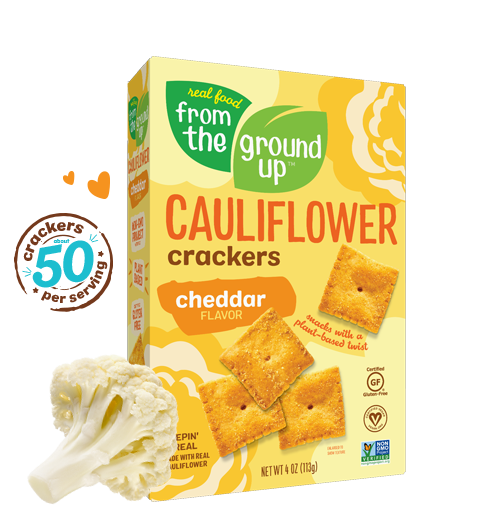 Cauliflower Cheddar Crackers