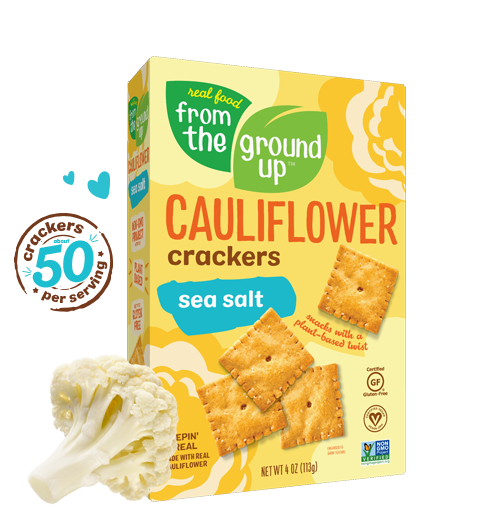 Cauliflower Sea Salt Crackers