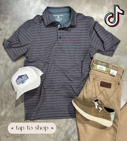 golf outfit with polo and khaki pants. Sunday Best outfit