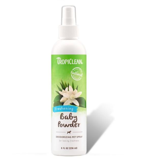 $15 ONLY [PWP SPECIAL]: TropiClean Baby Powder Deodorizing Pet Spray (Soft and Fresh) - Good Dog People™