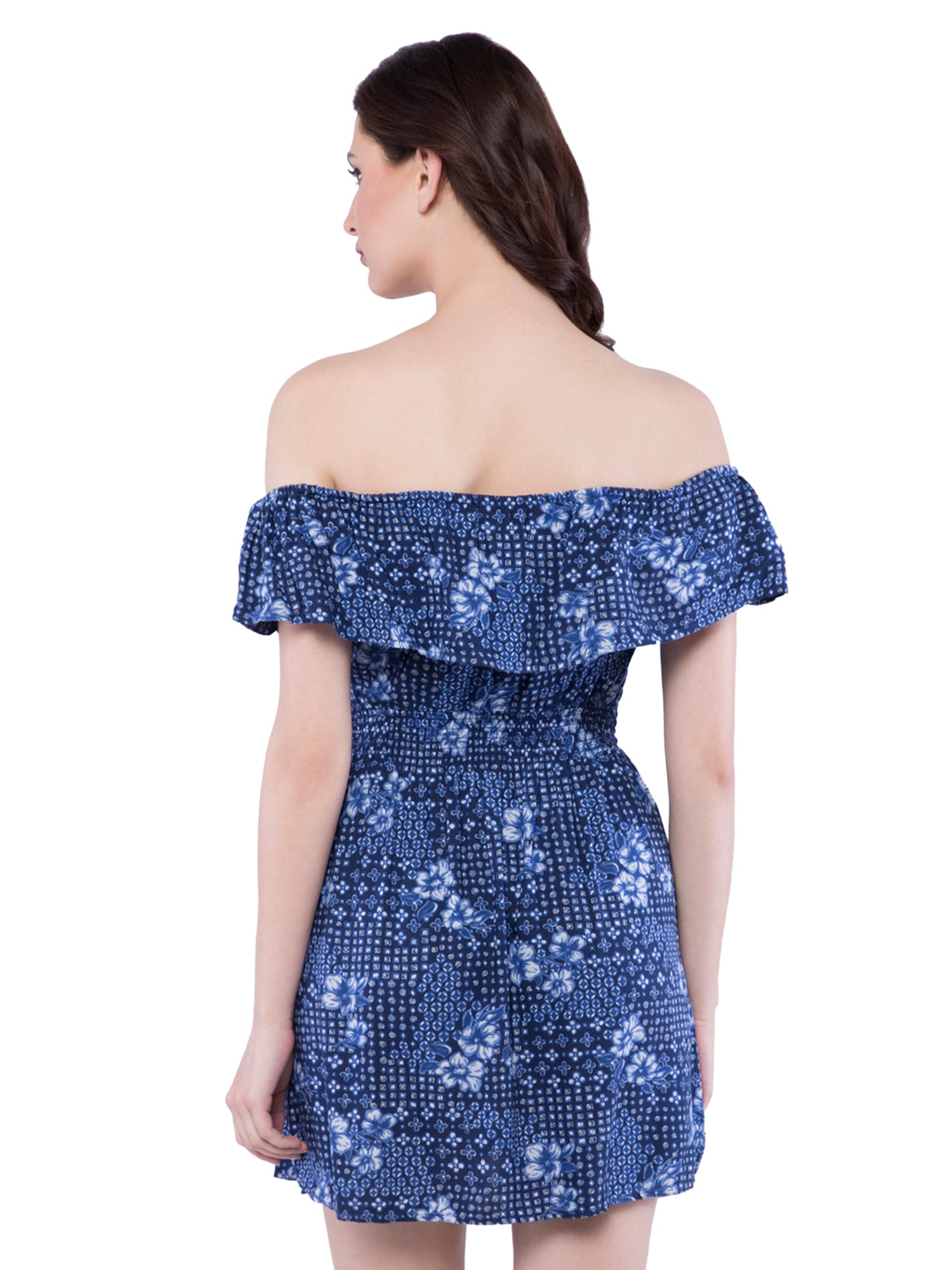 hollister blue floral dress