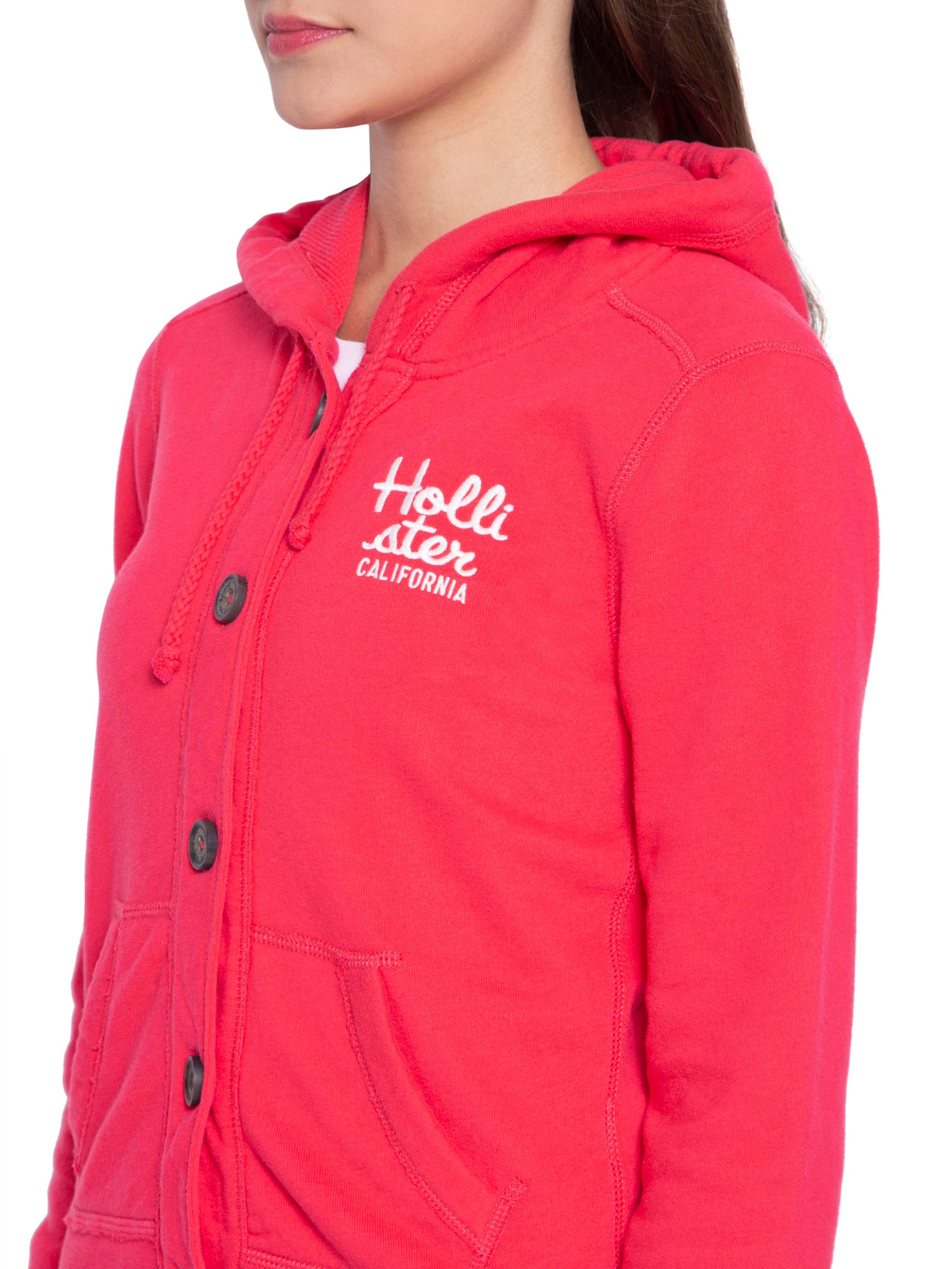 hollister red hoodie