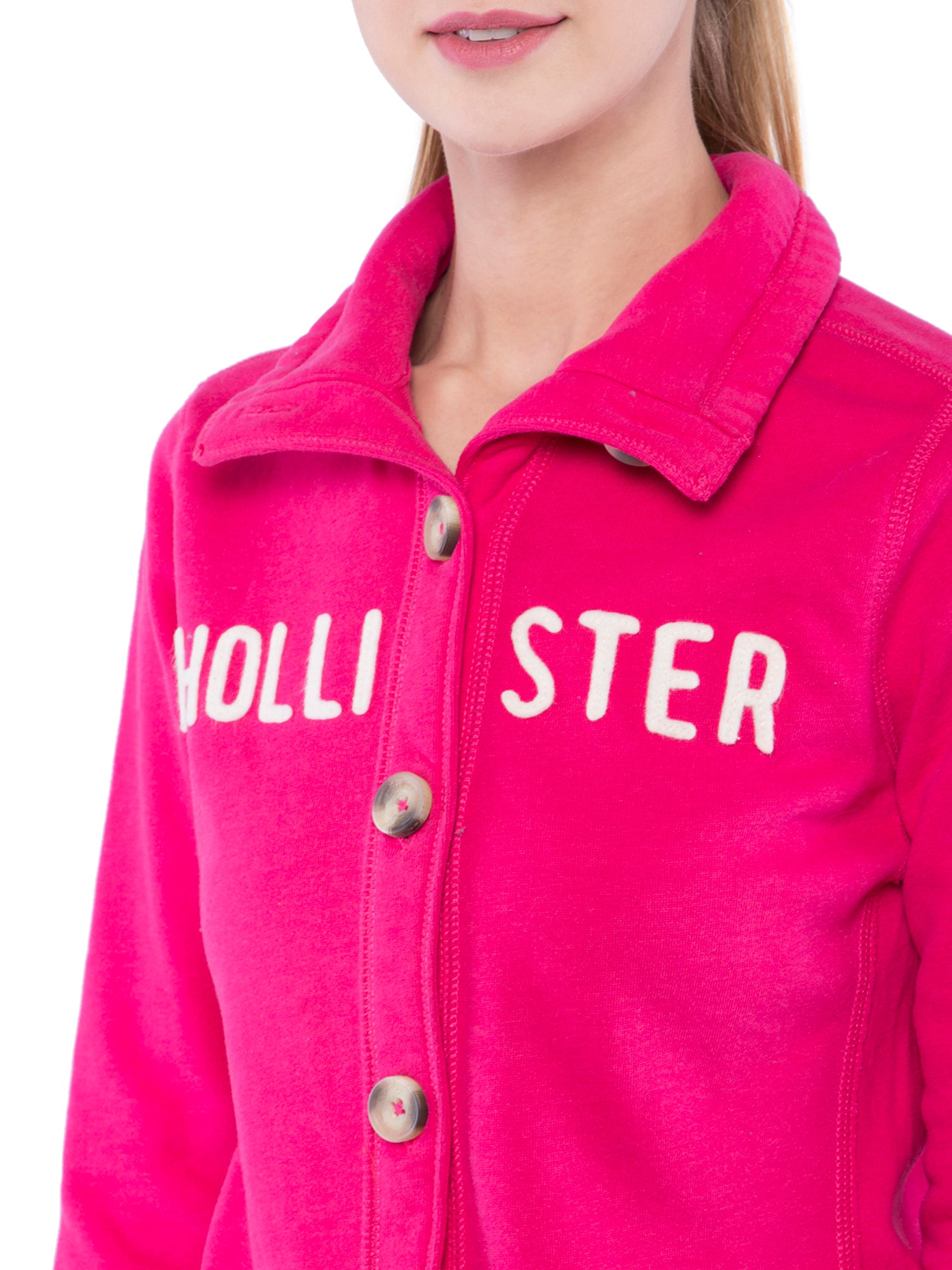 hollister hoodie pink