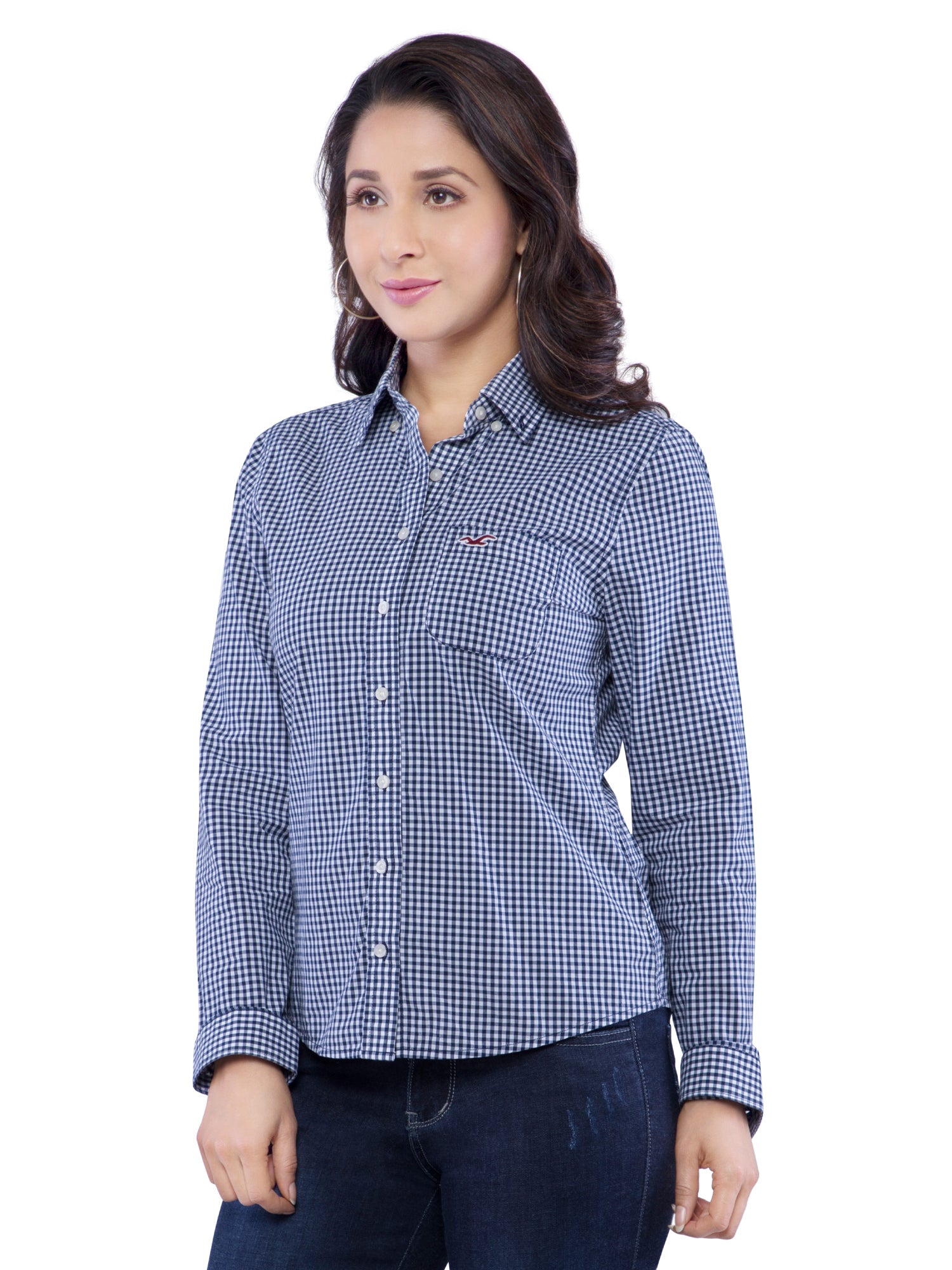 Checkered hollister shop shirt