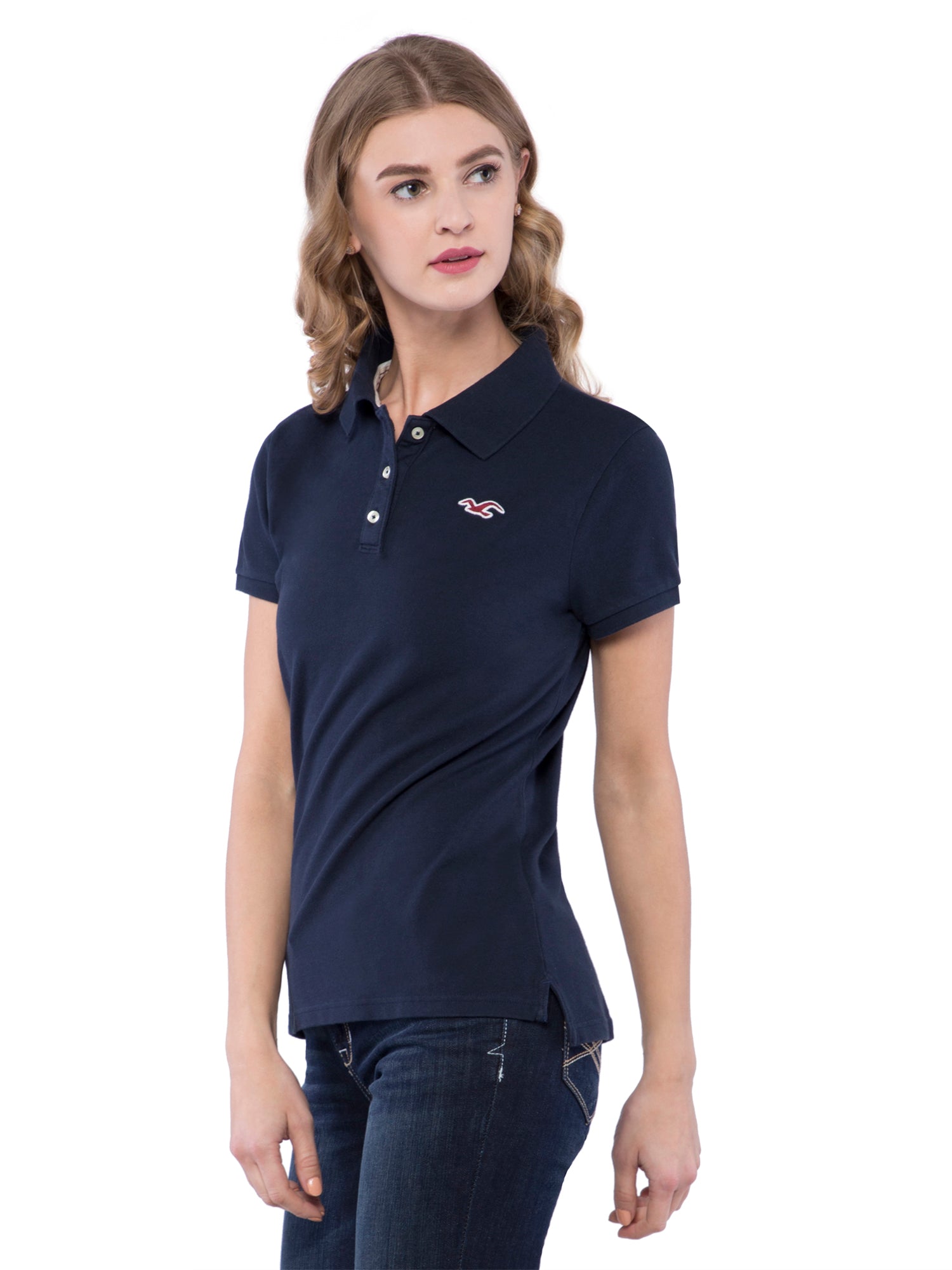 hollister womens polo