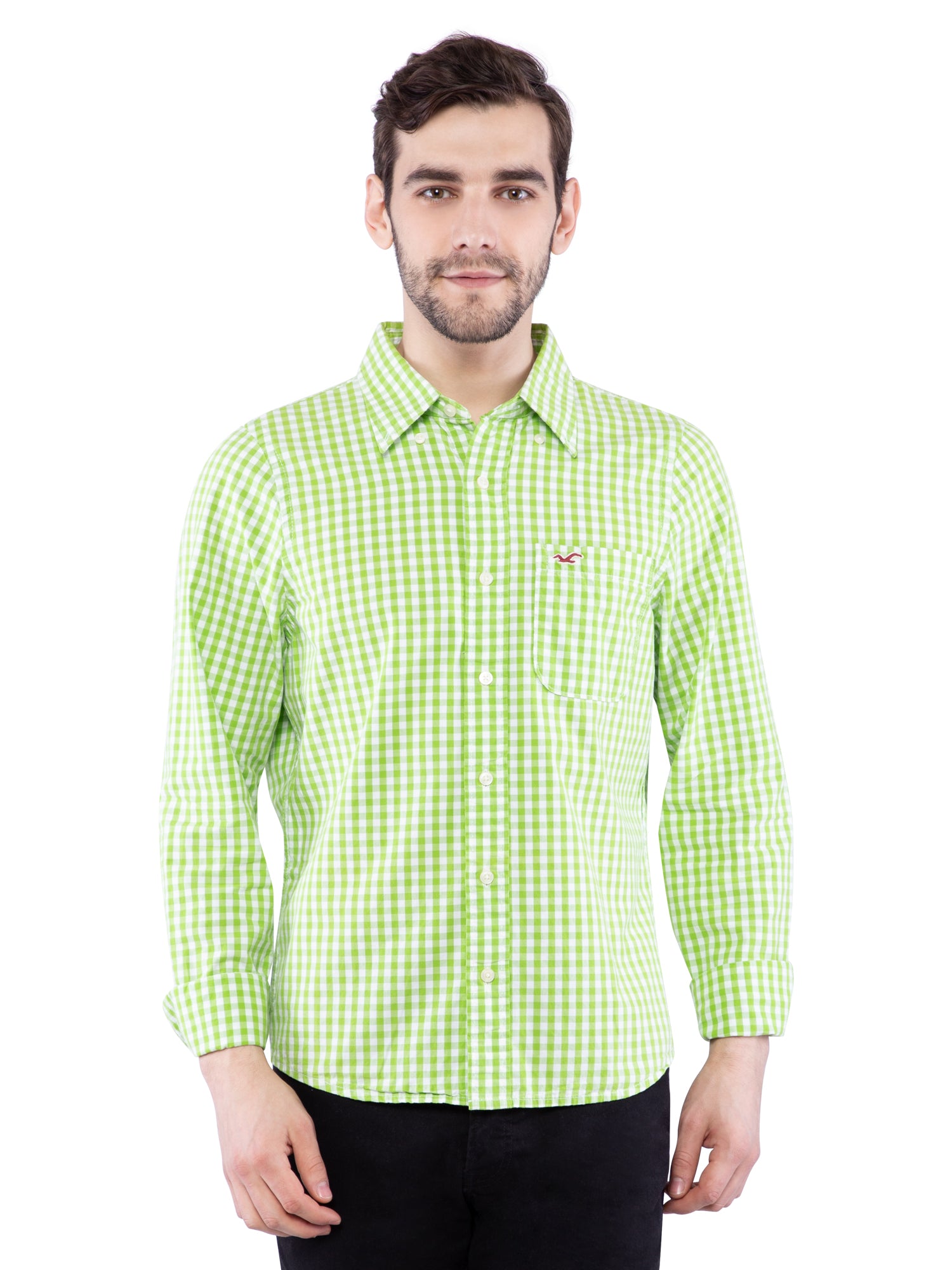 hollister green shirt