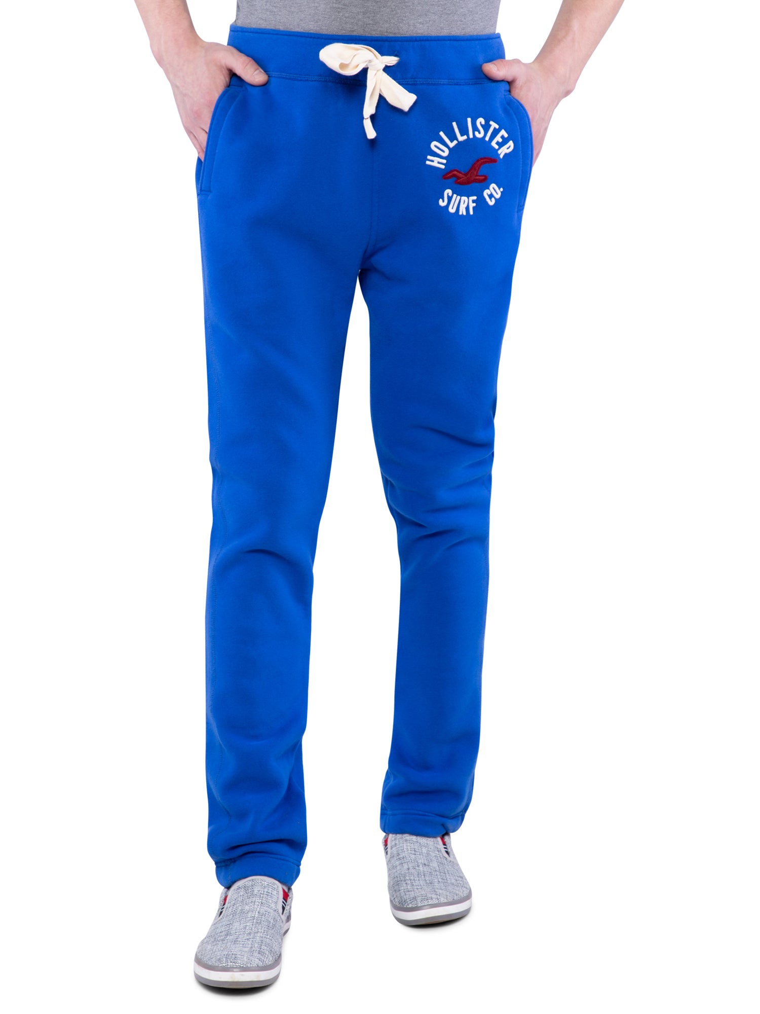 hollister blue joggers