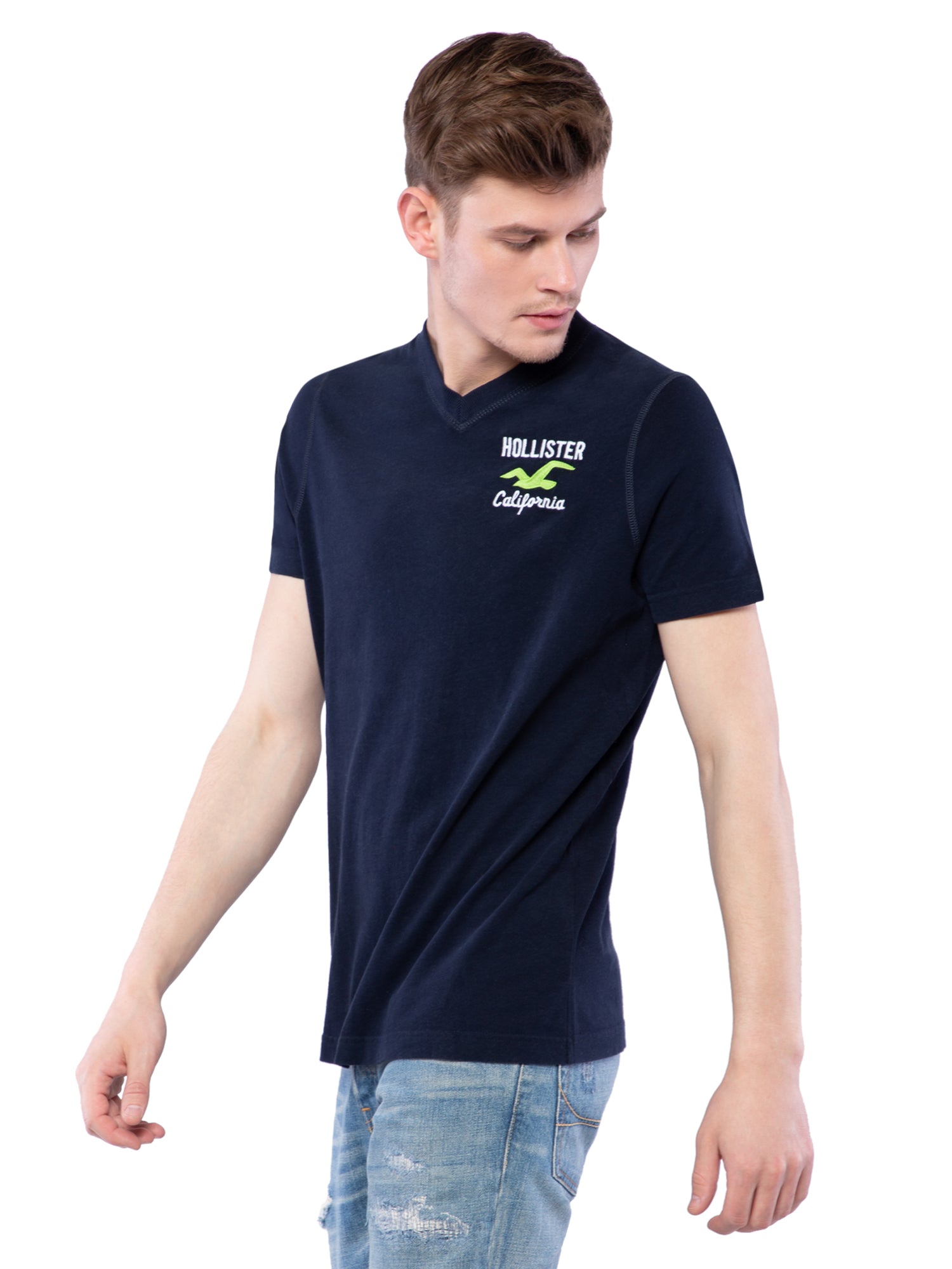 hollister t shirt v neck