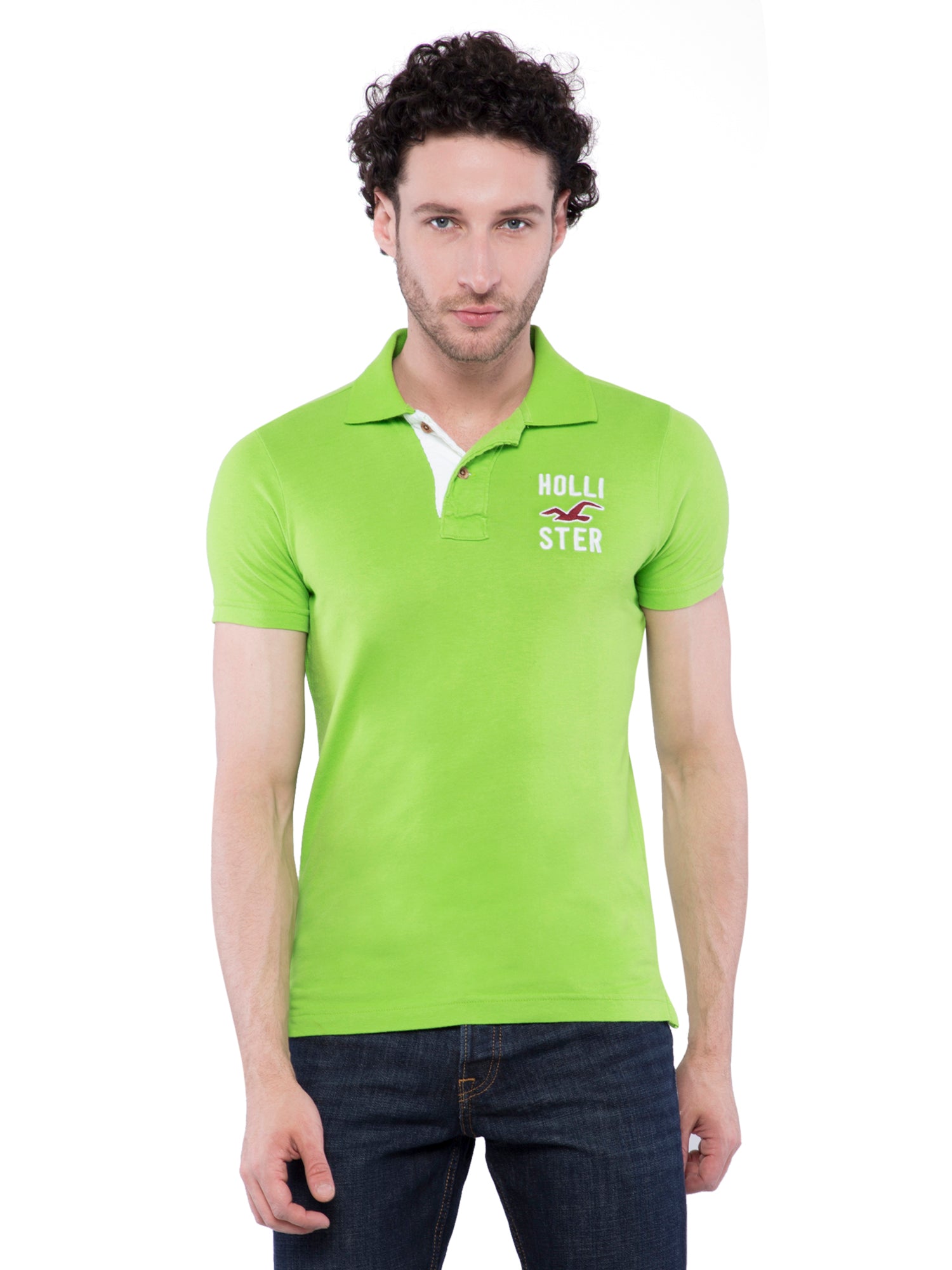 hollister mens polo t shirt