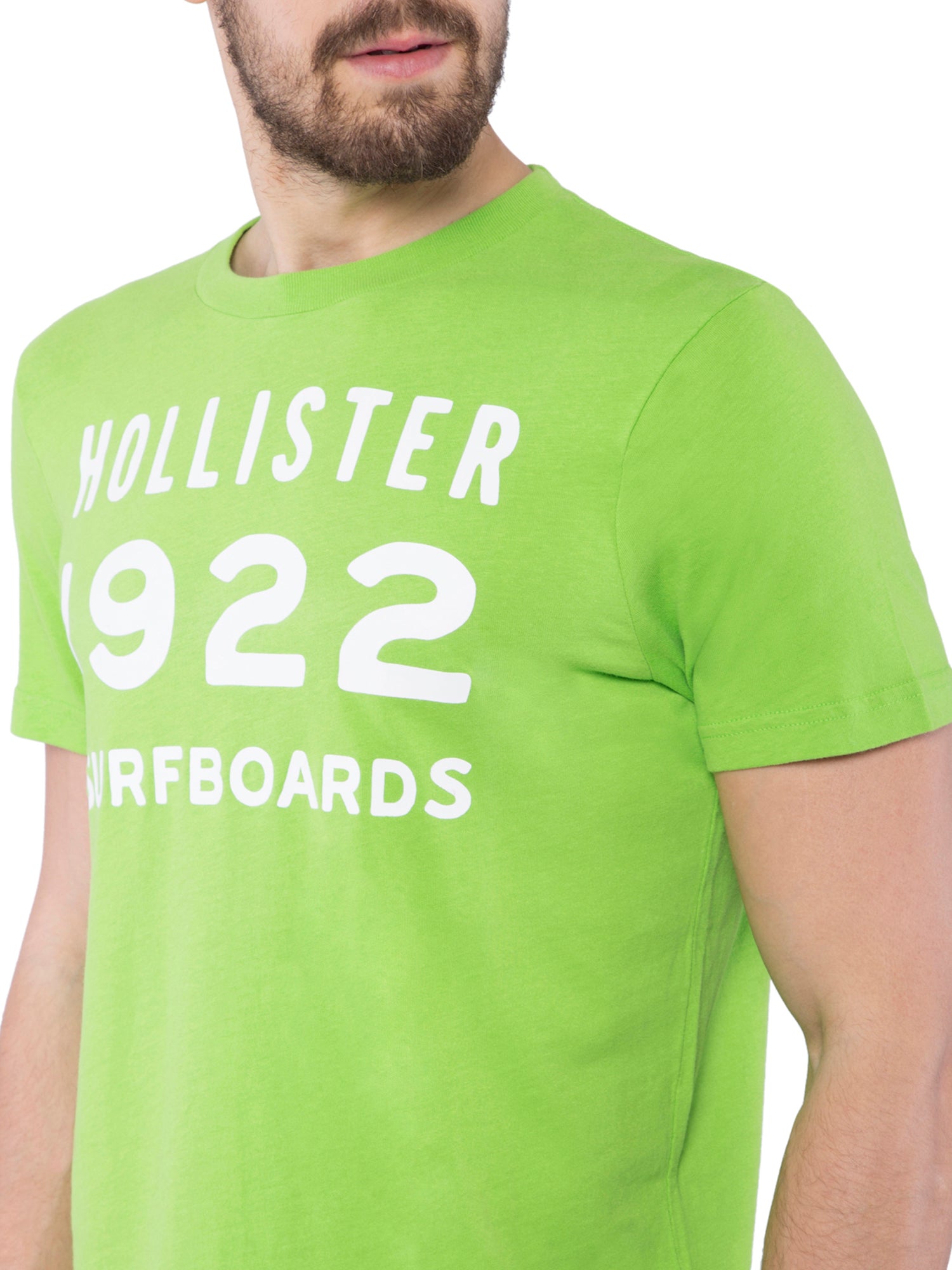 hollister green t shirt