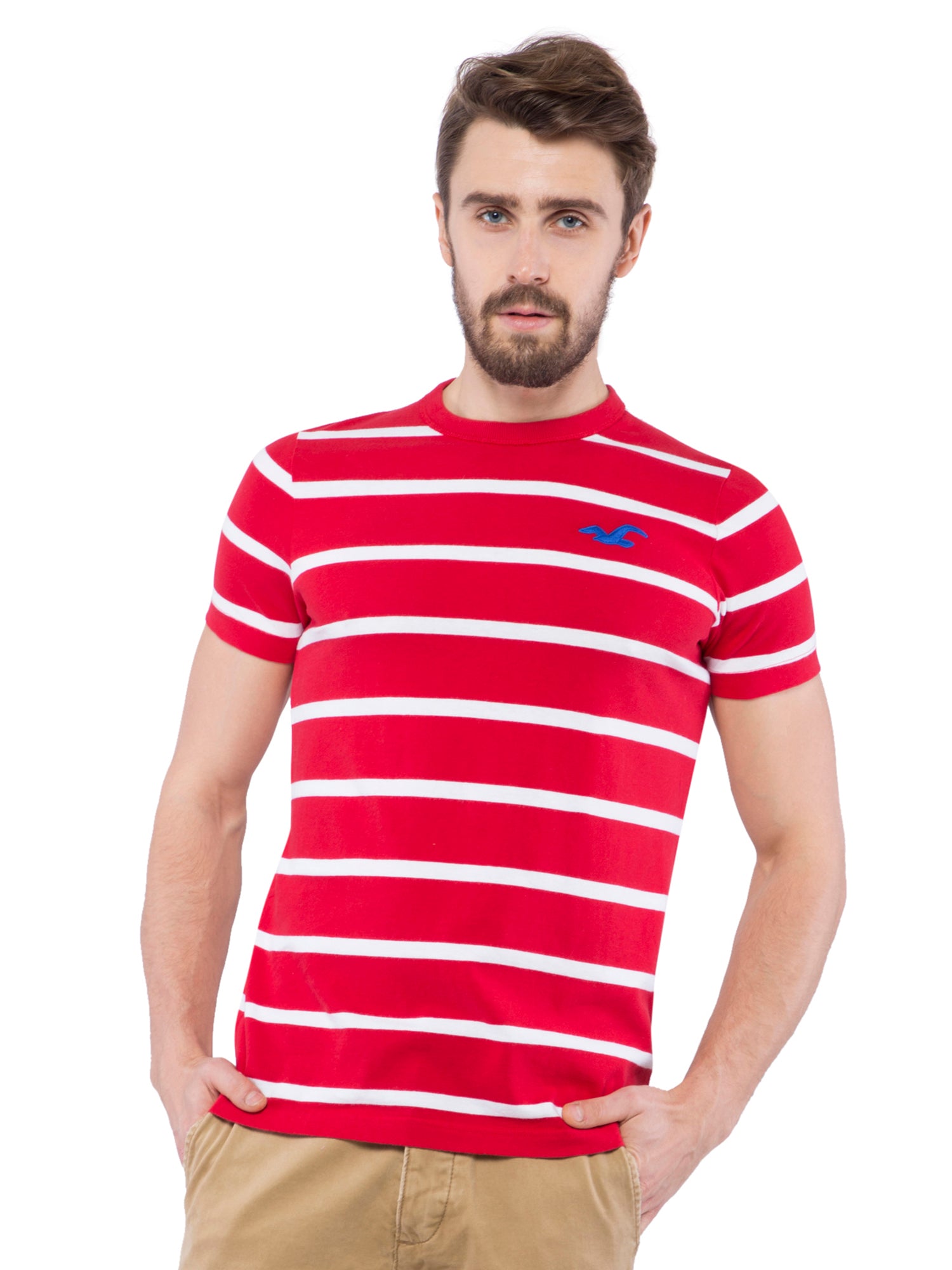 hollister striped t shirt