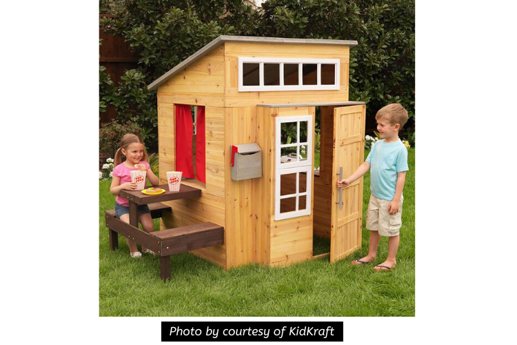 kidkraft modern outdoor playhouse