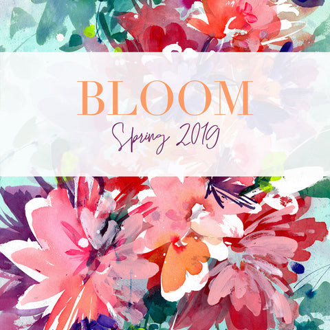 Bloom, spring collection London, 2019. Original Floral art by artist CreativeIngrid | Ingrid Sanchez.