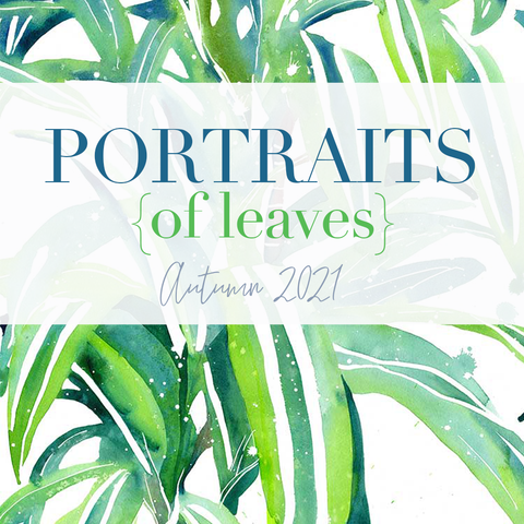 Portraits of leaves, Autumn Collection 2021, Ingrid Sanchez, CreativeIngrid.