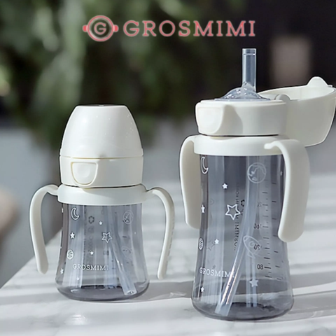 Grosmimi PPSU Weighted Straw Cup 300 ml – Bebeang Baby