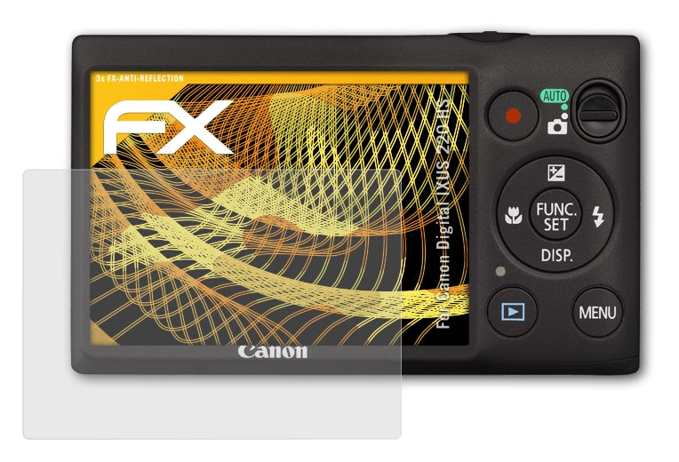 2x Displayschutz Klar für Canon Digital Ixus 510 HS Schutzfolie Displayfolie 