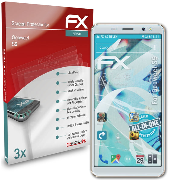 atFoliX FX-ActiFleX Displayschutzfolie für Gooweel S9