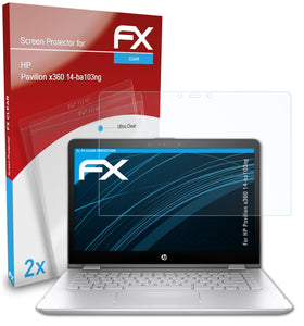 atFoliX FX-Clear Schutzfolie für HP Pavilion x360 14-ba103ng