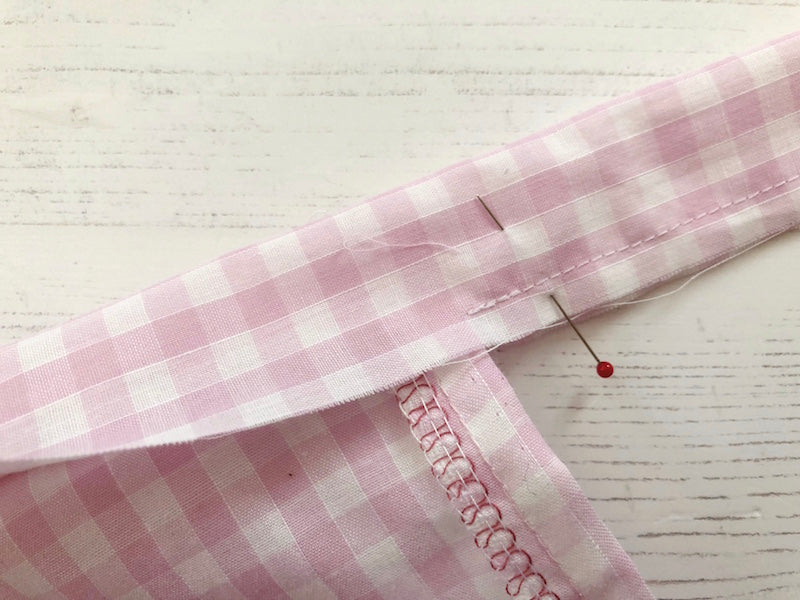 DIY ruffle hem wrap skirt – By Hand London